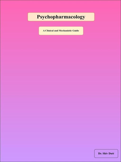 Title details for Psychopharmacology by Shiv Dutt - Available